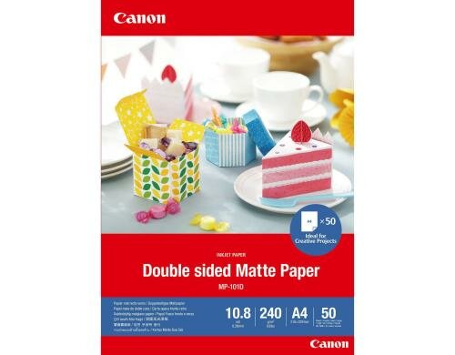CANON Photo Paper MP-101D A4 210 x 297 mm, 240g/m2, 50 Blatt, Duplex