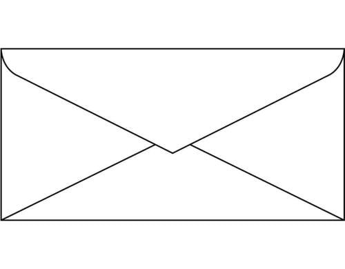 Sigel Umschlag weiss 100g 110x220mm gummiert, (Ink/Laser/Copy), 50Stk.