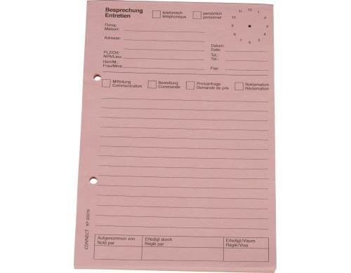 Connect Telefonblock A5 rosa 80 Blatt, 10er Pack