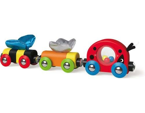 Hape Marienkäfer-Zug mit Freunden Alter: 18m+