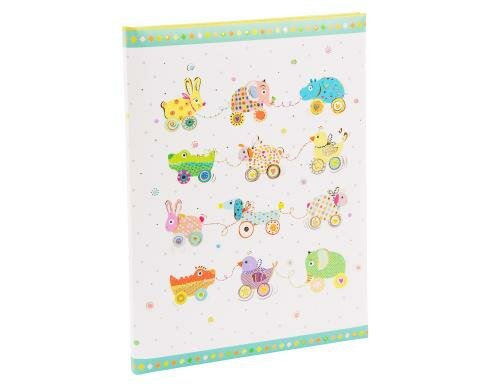Goldbuch Babytagebuch Animal on Wheels Grösse: 21x28 cm, 44 Seiten