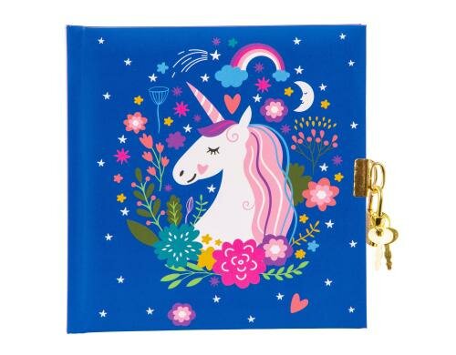 Goldbuch Tagebuch Einhornglück Grösse: 16.5x16.5, 96 Seiten