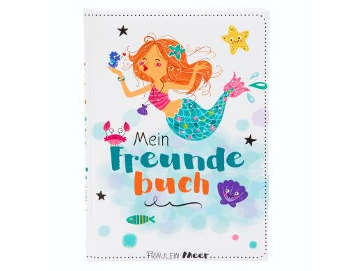 Goldbuch Freundebuch Meerjungfrau 1 Stück, Grösse: A5, 88 Blatt