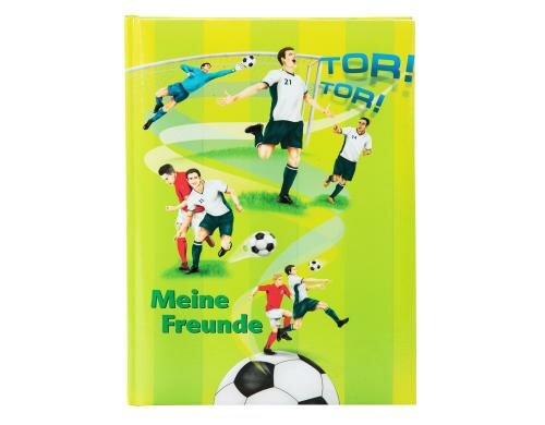 Goldbuch Freundebuch Fussballer 1 Stück, Grösse: A5, 88 Blatt