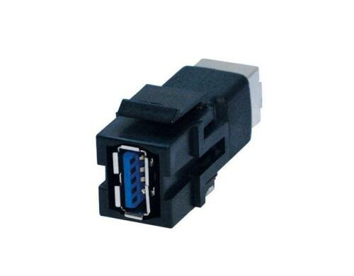 Bachmann Custom Modul, USB A/B 3.0 Keystone Buchse A / Buchse B