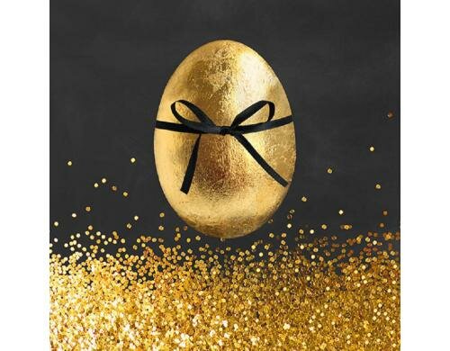 B+C Servietten Golden Suprise 33x33 cm, 20 Stück