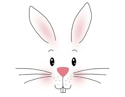 B+C Servietten White Bunny 33x33 cm, 20 Stück