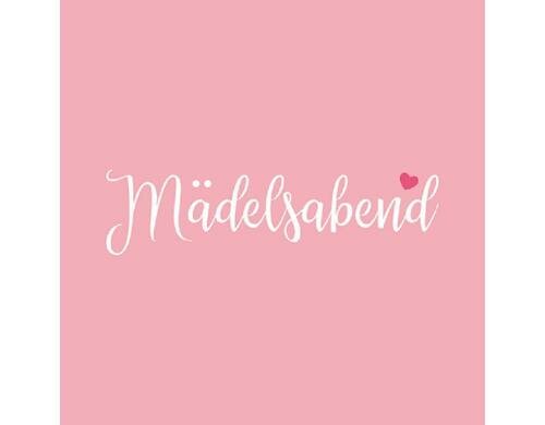 B+C Servietten Mädelsabend 33x33 cm, 20 Stück