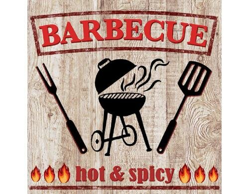 B+C Servietten Hot Barbecue 33x33 cm, 20 Stück