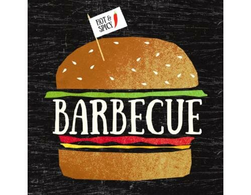 B+C Servietten Big BBQ 33x33 cm, 20 Stück