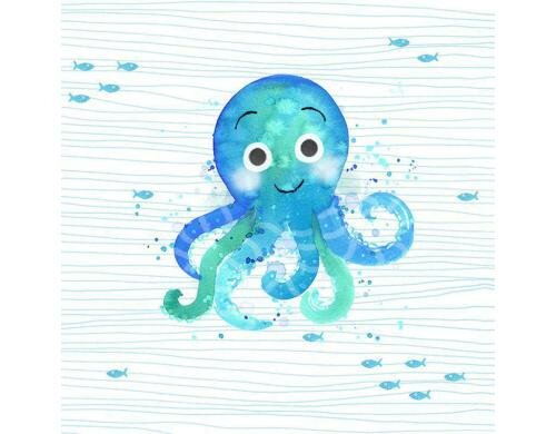 B+C Servietten kleine Krake 33x33 cm, 20 Stück