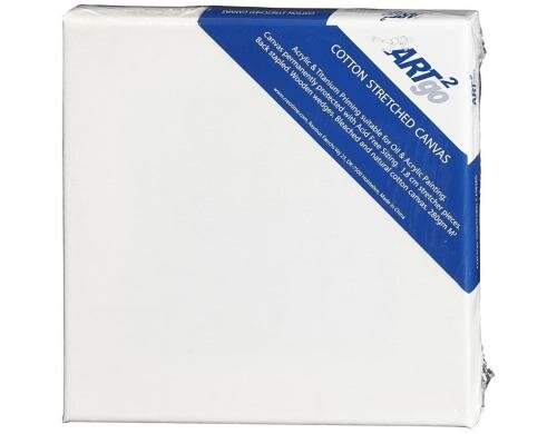 Creativ Company Keilrahmen 20 x 20 x 1.6 cm 80 Stück, Grosspackung Schule