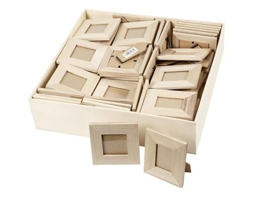 Creativ Company Bilderrahmen Grosspackung 80 Stück, 2 Grössen