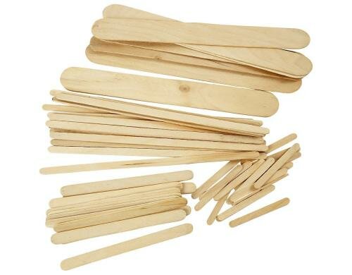 Creativ Company Glacestängeli Grosspackung 4250 Stück, verschiedene Grössen