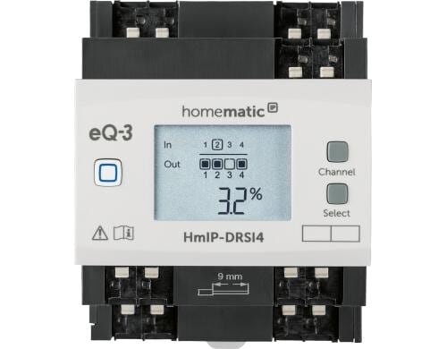 Homematic IP Schaltaktor für Hutschienenmontage, 4-fach