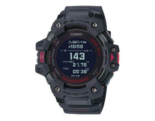 Casio G-Shock mit Pulsmesser solarbetrieben, anthrazit