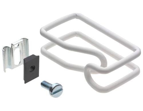 R+M Kabelbügel Metall 85x42mm Fixierung hinten, weiss