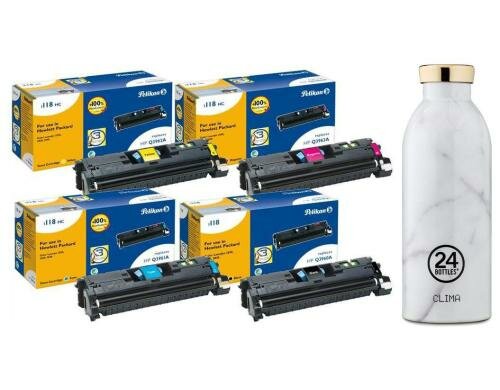 Pelikan Toner HP Q3960A-Q3963A Kit Gratis 24Bottles Thermosflasche