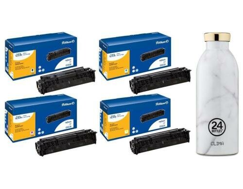 Pelikan Toner HP CE410X-CE413A Kit Gratis 24Bottles Thermosflasche