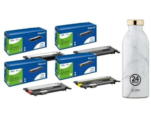 Pelikan Toner zu Samsung CLT-K/C/M/Y406S Ki Gratis 24Bottles Thermosflasche