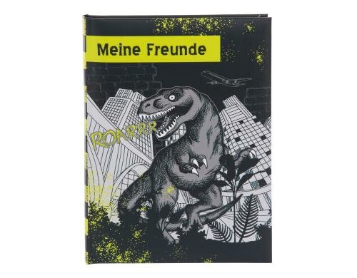 Goldbuch Freundebuch Dino City 1 Stück, Grösse: A5, 88 Blatt