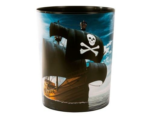 Goldbuch Papierkorb Piraten Grösse: 30x24cm, Fassungsvolumen 10 Liter