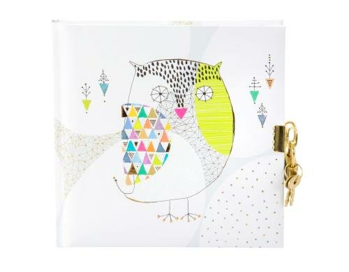 Goldbuch Tagebuch Mosaic Owl Grösse: 16.5x16.5, 96 Seiten