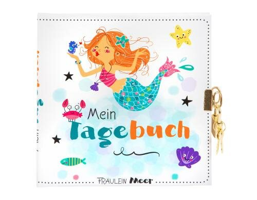 Goldbuch Tagebuch Meerjungfrau Grösse: 16.5x16.5, 96 Seiten