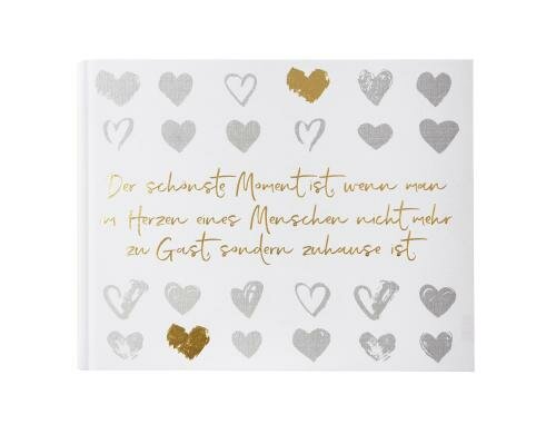 Goldbuch Foto-Gästebuch Love Memories 29x23cm, 50 Seiten, mit verdeckter Spirale