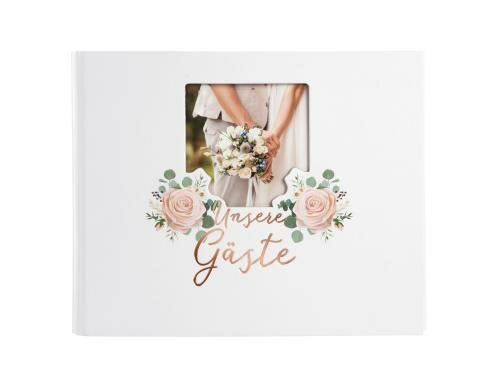 Goldbuch Foto-Gästebuch Just Married 29x23cm, 50 Seiten, mit verdeckter Spirale