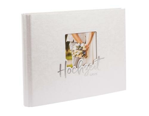 Goldbuch Foto-Gästebuch Hand in Hand 29x23cm, 50 Seiten, mit verdeckter Spirale