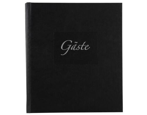 Goldbuch Gästebuch SEDA 25x23cm, 176 Seiten, mit Lesezeichen