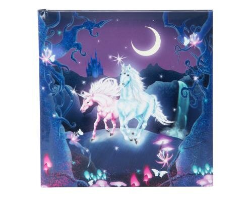 Goldbuch Poesiealbum Unicorn 1 Stück, Grösse: 16.5x16.5cm, 96 Blatt