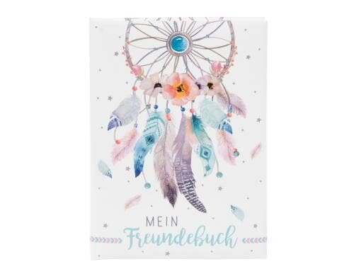 Goldbuch Freundebuch Traumfänger 1 Stück, Grösse: A5, 88 Blatt