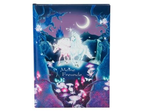 Goldbuch Freundebuch Unicorn 1 Stück, Grösse: A5, 88 Blatt