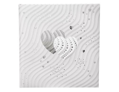 Goldbuch Hochzeitsalbum Silver Hearts Grösse: 30x31 cm, 60 Seiten