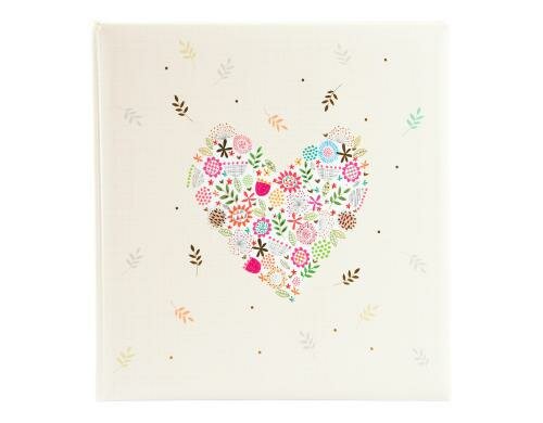 Goldbuch Hochzeitsalbum Flower Hearts Grösse: 30x31 cm, 60 Seiten