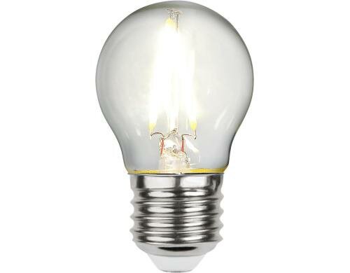 Star Trading G45 LED Filament clear E27, 270lm, 2.3W, 4000K, nicht dimmbar