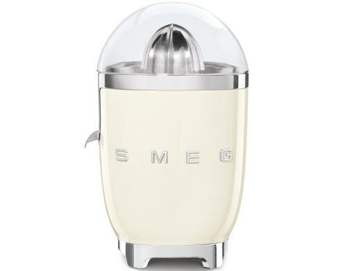 SMEG Zitruspresse 50s weiss Retro Design, Tritan und Edelstahl