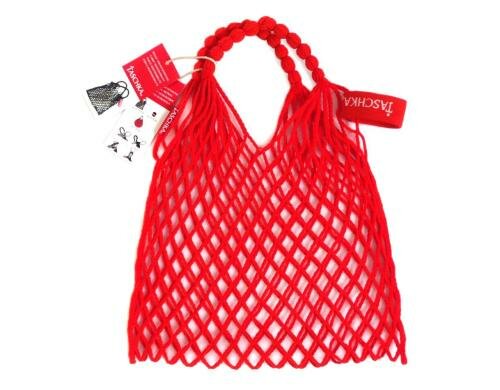 TASCHKA Netztasche rot 28 g, 35 Liter / 35 kg