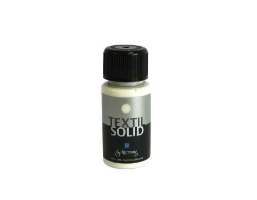 Schjerning Textilfarbe Solid weiss 50ml, für dunkle und farbige Stoffe