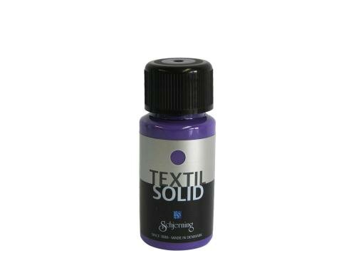 Schjerning Textilfarbe Solid rotviolett 50ml, für dunkle und farbige Stoffe