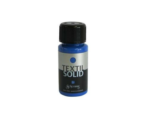 Schjerning Textilfarbe Solid brillantblau 50ml, für dunkle und farbige Stoffe