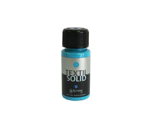 Schjerning Textilfarbe Solid türkis 50ml, für dunkle und farbige Stoffe