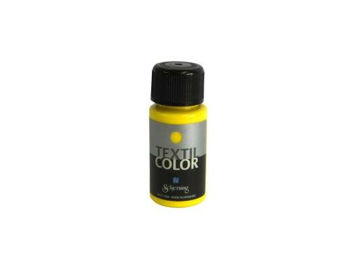 Schjerning Textilfarbe Color primärgelb 50ml, für helle und weisse Farben