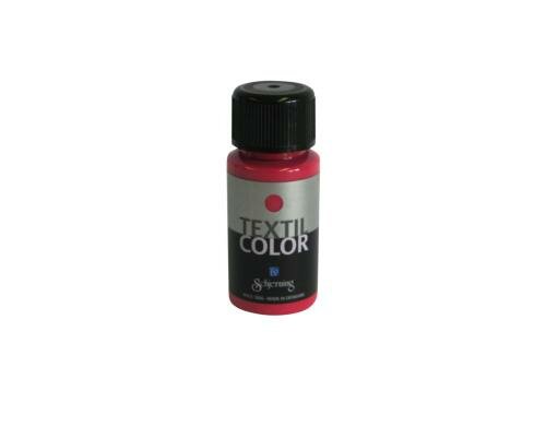Schjerning Textilfarbe Color primärrot 50ml, für helle und weisse Farben