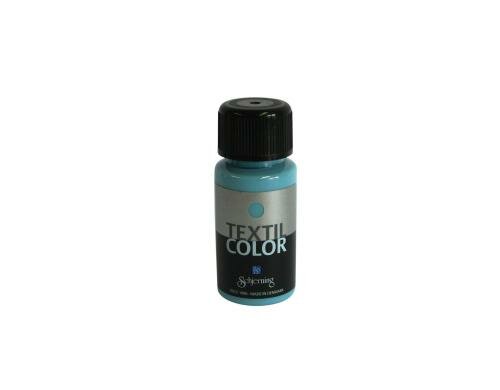 Schjerning Textilfarbe Color taubenblau 50ml, für helle und weisse Farben