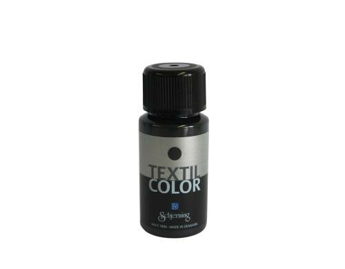 Schjerning Textilfarbe Color schwarz 50ml, für helle und weisse Farben