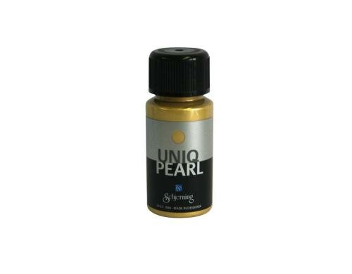 Schjerning Textilfarbe Uniq Pearl gold 50ml, für alle Textilien