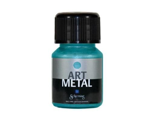 Schjerning Metallic-Farbe Art Metal 30 ml, Cosmic Türkis